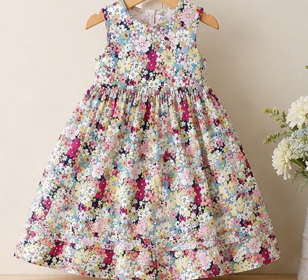 Baby Gap Floral Print Sleeveless Dress Sundress Toddler Girl